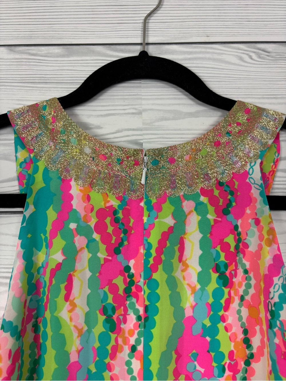 Lilly Pulitzer Cadence Silk Multicolor Swing Dress Size Small - Picture 7 of 9